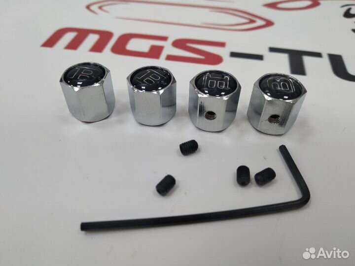 Колпачки на ниппели Mercedes с антикражей B