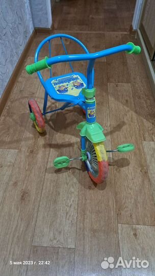 Велосипед трехколесный ветерок