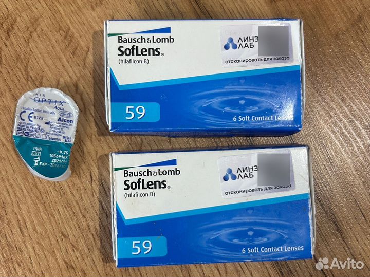 Контактные линзы soflens 59 -6