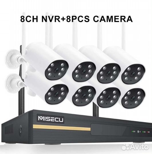 Камера видеонаблюдения WI-FI UHD 2304*1296Р