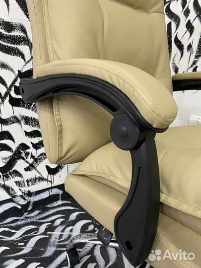 Президентское кресло + держатель ног (хаки)