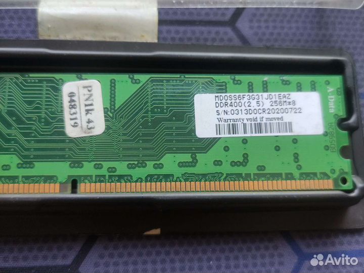 Оперативная память ddr 400