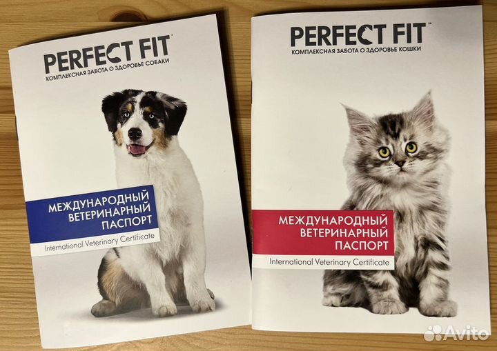 Ветеринарные паспорта для кошек и собак
