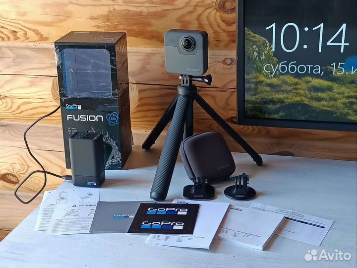 GoPro Fusion 360 полный комплект