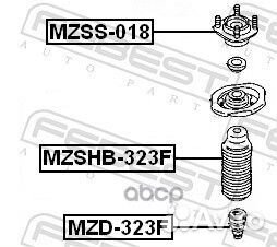 Отбойник амортизатора MZD-323F MZD-323F Febest