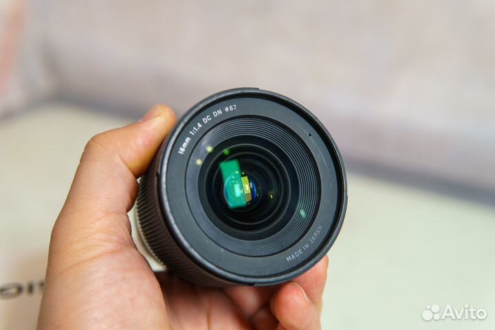 Sigma 16 mm F/1.4 Sony E