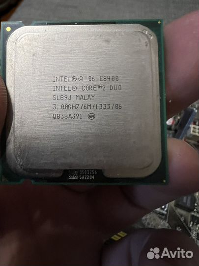 Материнская плата с процессором intel