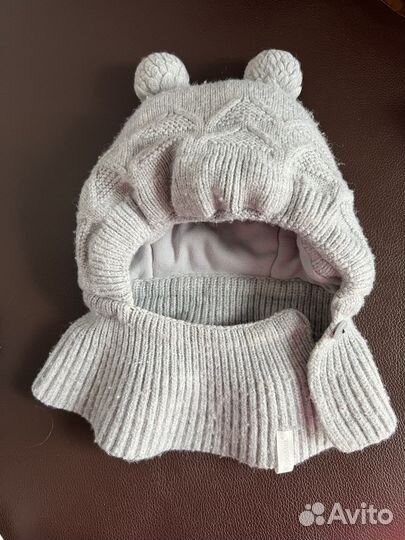 Шапка шлем журавлик 42-44 зима