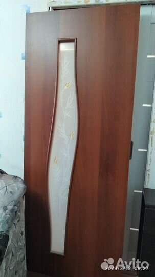 Дверное полотно, итальянский орех, 80/200