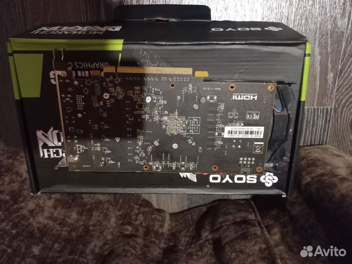 Видеокарта rx580 8gb soyo