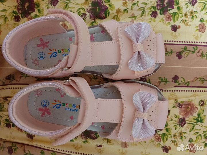 Босоножки для девочки 28 размер