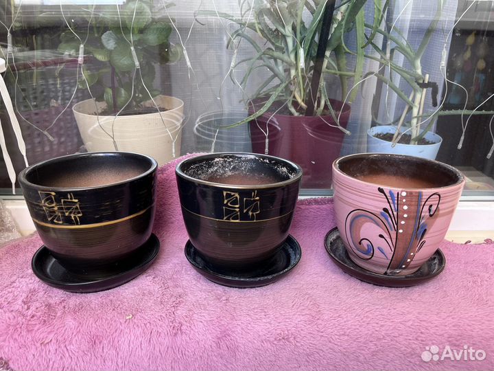 Керамические горшки