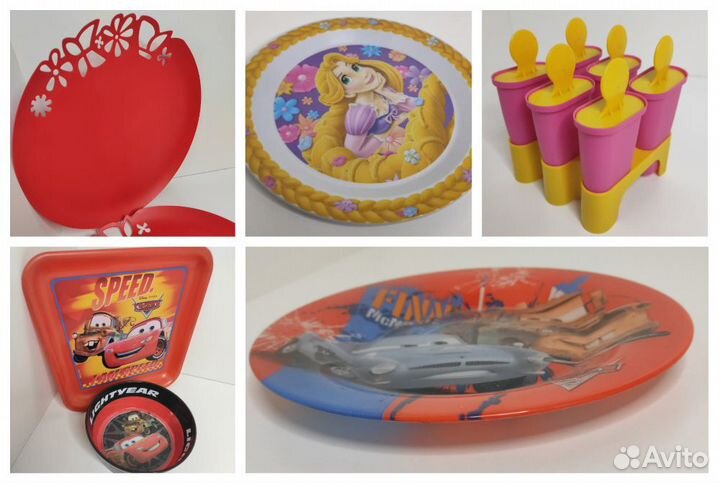 Посуда Тачки, Рапунцель, формы для мороженого IKEA