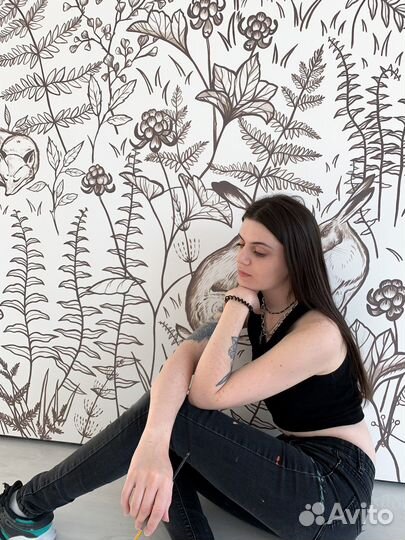 Роспись стен, картины на заказ