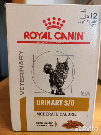 Влажный корм для кошек royal canin urinary