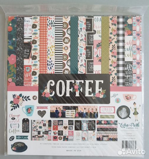 Набор бумаги скрапбукинг