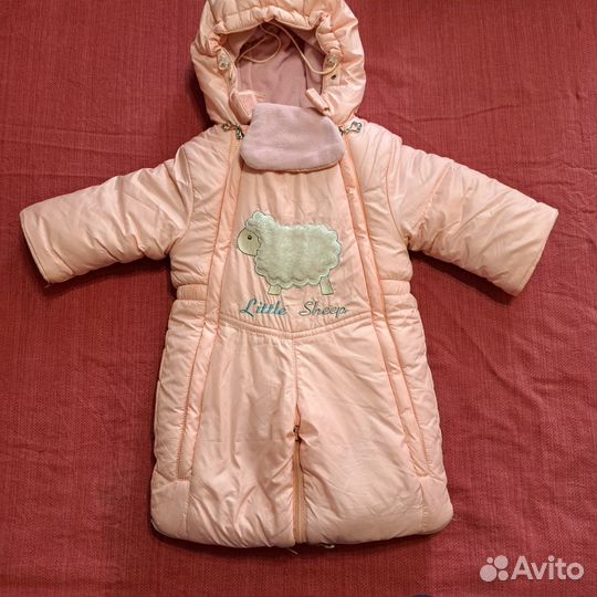 Зимний комбинезон трансфомер 68 74 на девочку