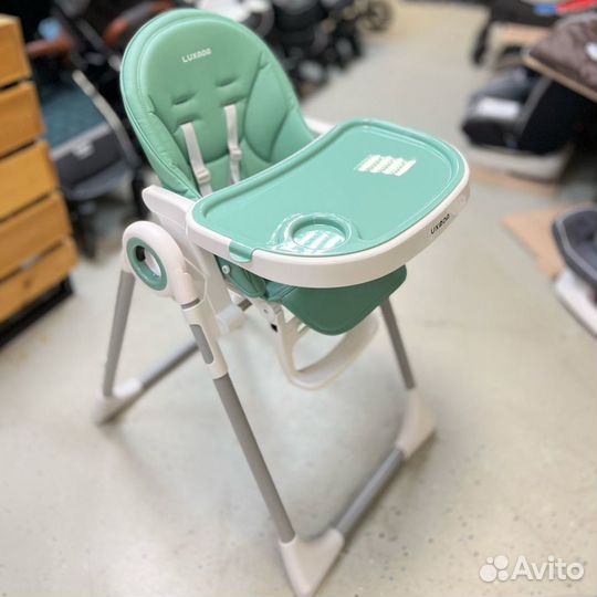 Стульчик-шезлонг для кормления экокожа