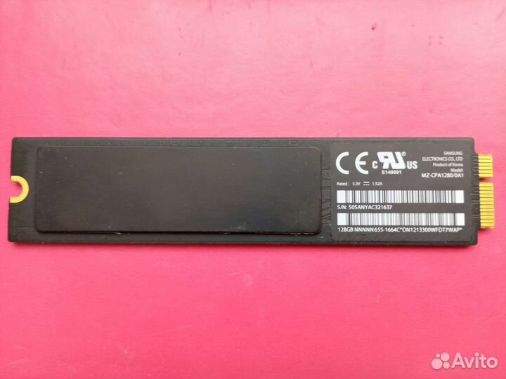 Оригинал SSD Apple Macbook air A1370 A1369