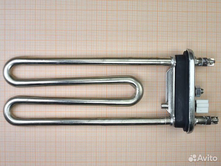 Тэн 1600W, прямой, с датчиком, L175 мм, для LG, ко