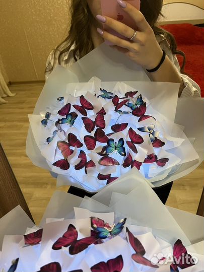Букет из бабочек
