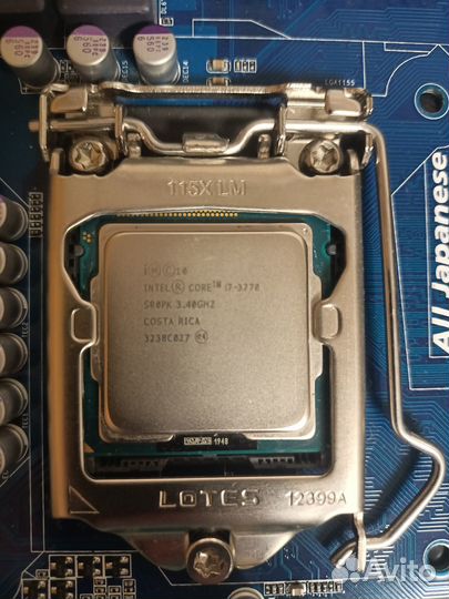 Intel core i7 3770, материнская плата GA-H77M-D3H