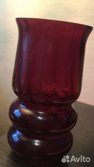 Ваза цветное стекло СССР