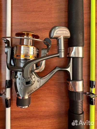 Спининг крокодил в комплекте с катушкой