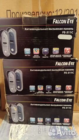 Антивандальная видео панель Falcon Eye 311c (видео