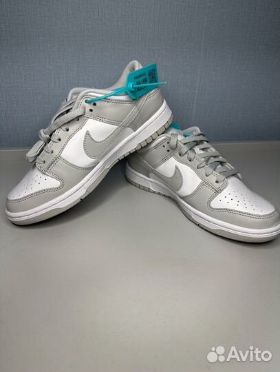 Кроссовки nike dunk grey fog оригинал poizon