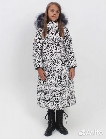 Парка зимняя для девочки 134р