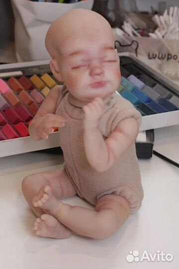 Кукла реборн мини кастом ооак