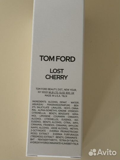 Парфюм Tom Ford Lost Cherry