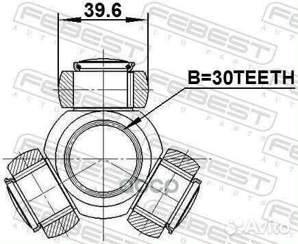 Трипоид 30X39.6 2016-MAG Febest