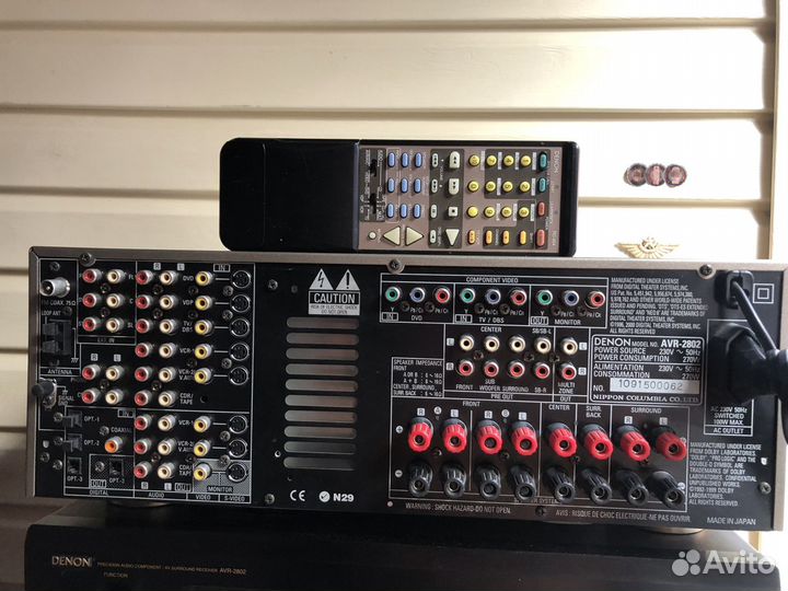 Ресивер денон AVR-2802 золото япония