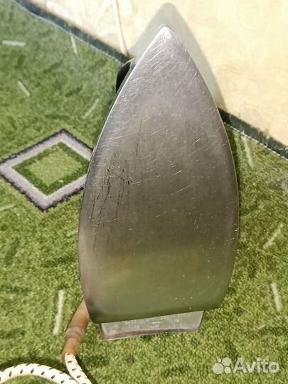 Утюг рабочий 1969г. длина 23,5 ширина 10,5