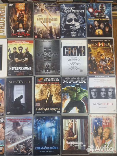 DVD Лицензия В прозрачных боксах