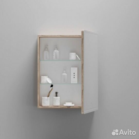 Зеркальный шкаф Sancos Mirror 60 дуб галифакс