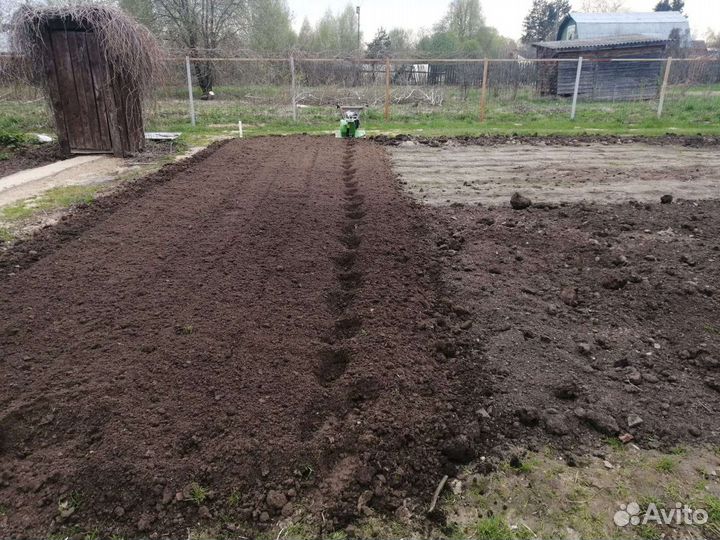 Вспашка и фрезерование земли