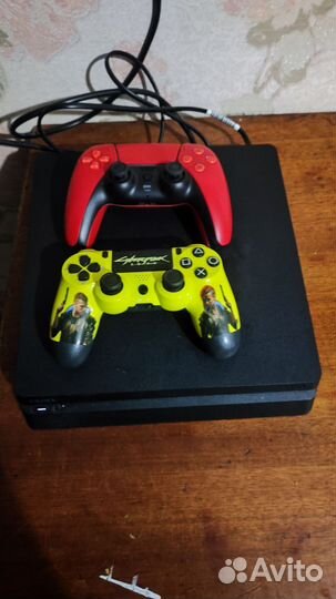 Sony playstation 4 slim 1tb 2 геймпада