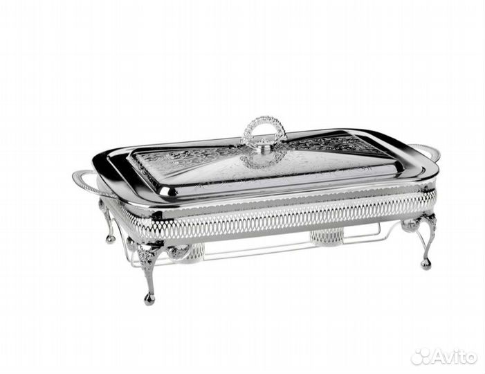 Мармит с подогревом и посеребрением Qveen Аnne