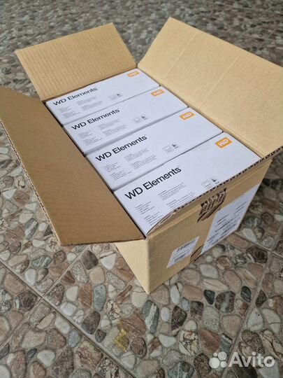 6 Tb HDD WD Elements 10шт, переносной жесткий диск