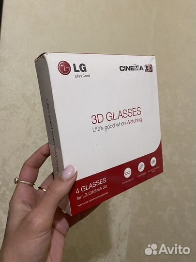 Набор 3d очков для телевизора LG