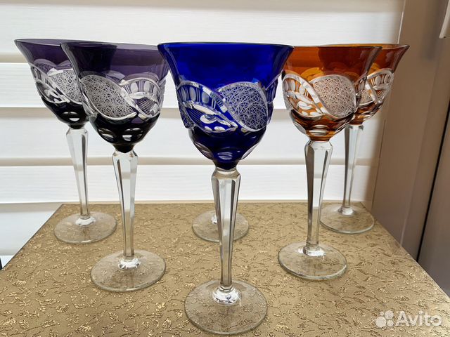 Элитные Хрустальные бокалы Arnstadt. Германия