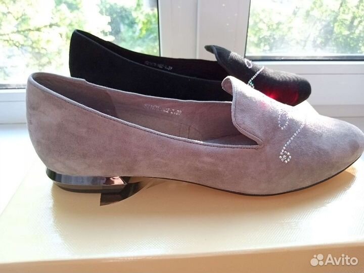 Туфли berkonty натуральная замша 39р-р