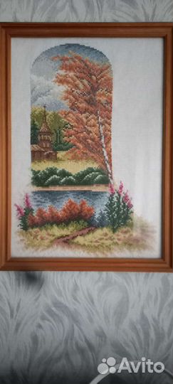 Картина вышитая крестом