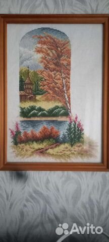 Картина вышитая крестом