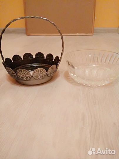 Конфетница винтаж мельхиор