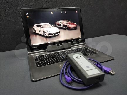 Автосканер Porsche Piwis 3 + ноутбук