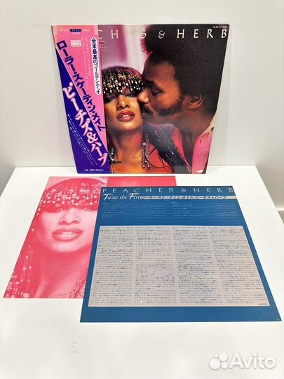 Peaches & Herb – Twice The Fir LP Japan OBI NM